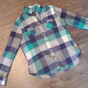 American eagle blue flannel